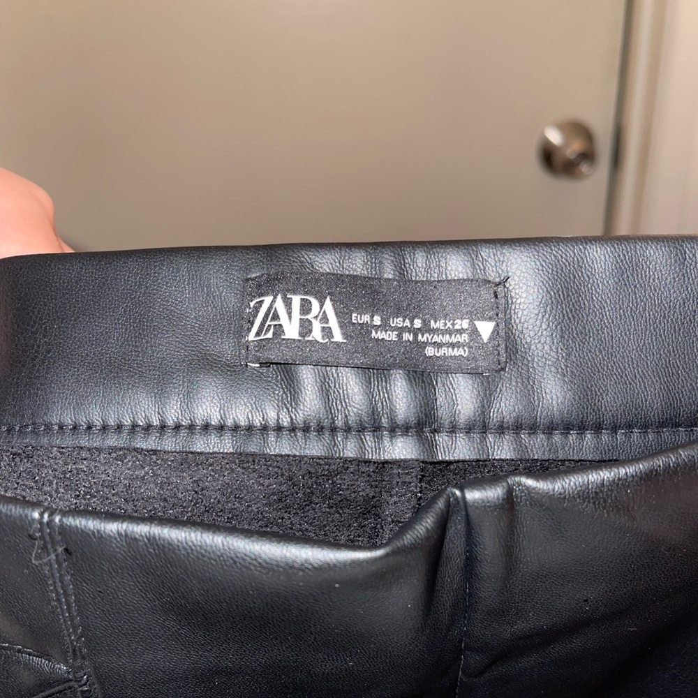 ZARA LEATHER PANTS